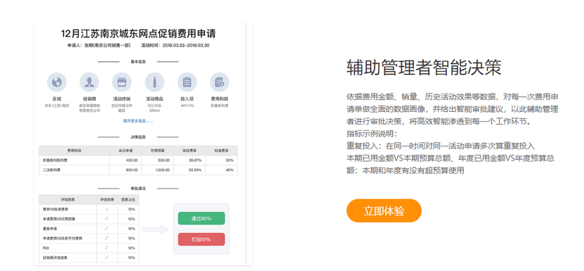 勤策-营销费用管理